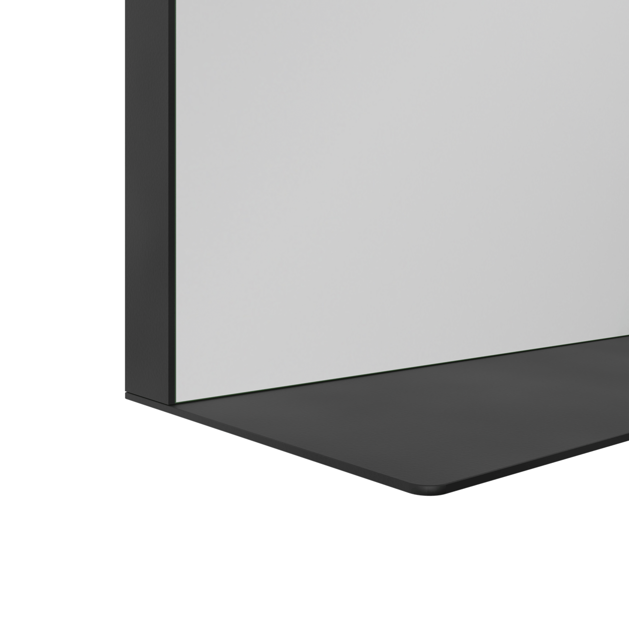 Luca Varess Nero miroir rectangulaire noir 45 x 90 cm