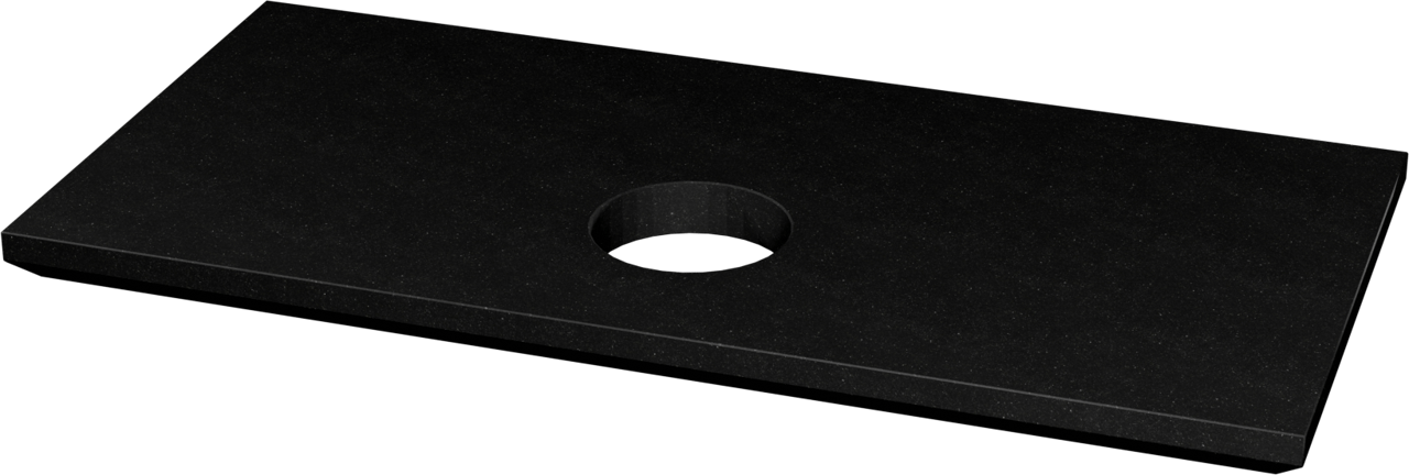 Balmani Facetta tablette simple granite aiguisé 42 x 21 cm