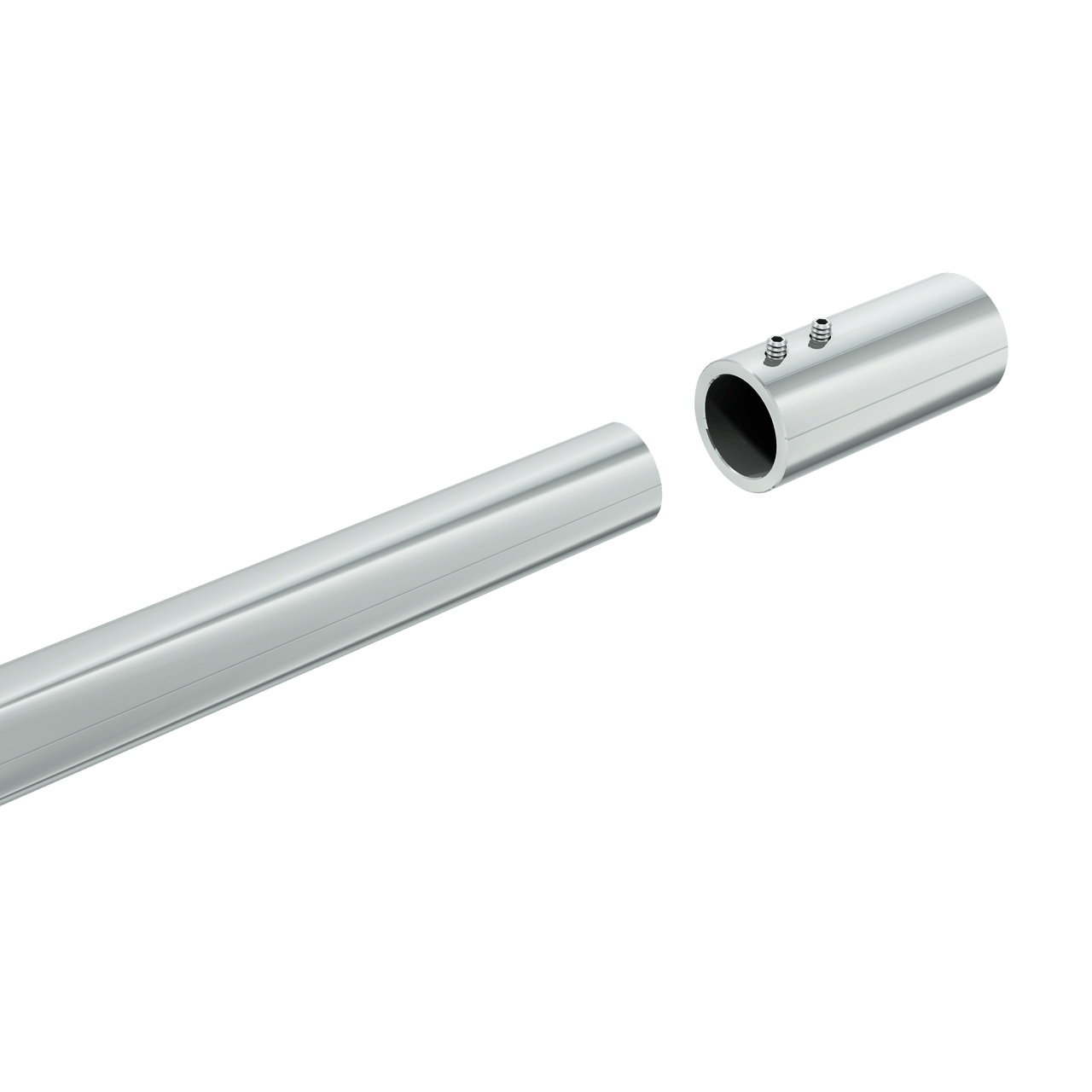 Linie Walk-in II set profielen hoek 8 mm glas chroom