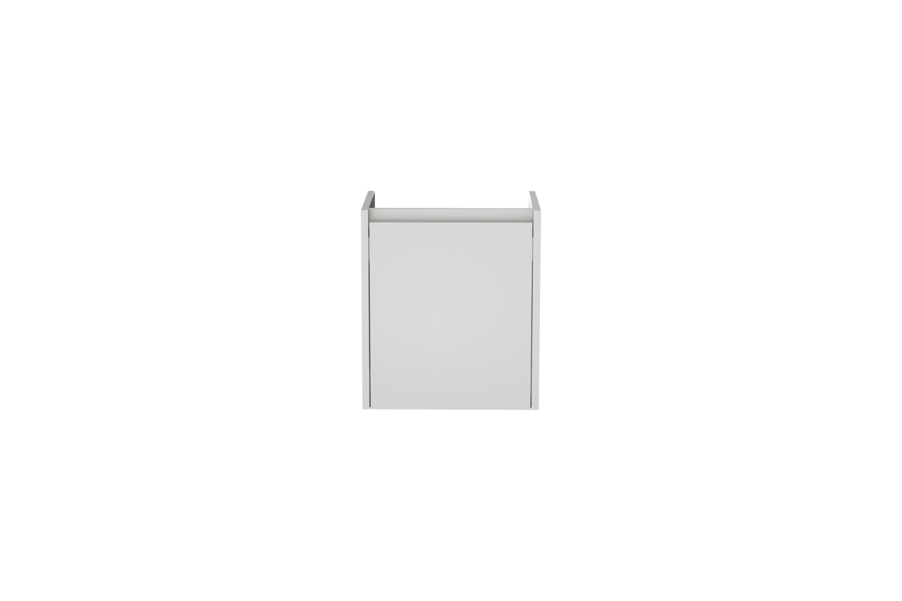 Storke Seda meuble sous-lavabo suspendu 45 x 35 cm blanc mat porte