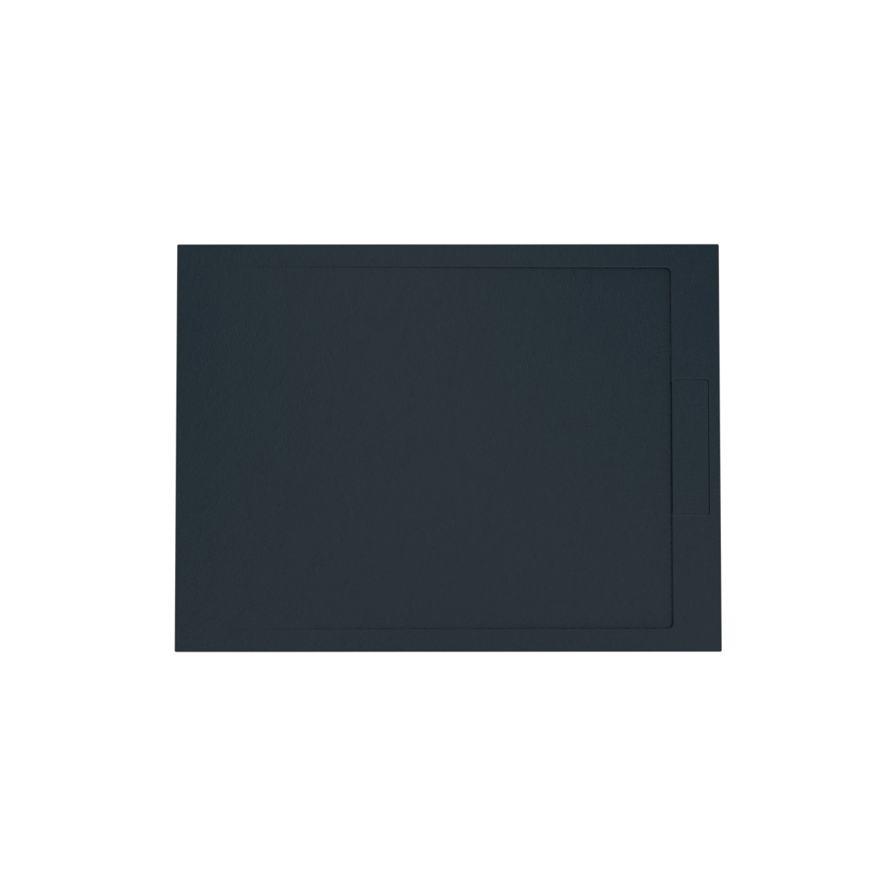 Balmani Indus receveur de douche 120 x 90 cm marbre composite gris graphite texture ardoise