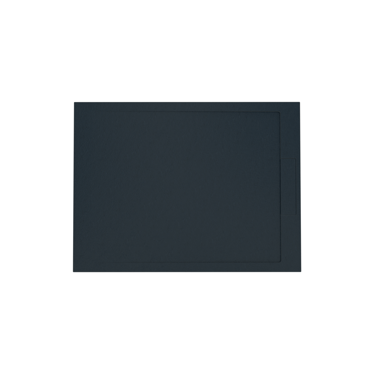 Balmani Indus receveur de douche 120 x 90 cm marbre composite gris graphite structure en ardoise