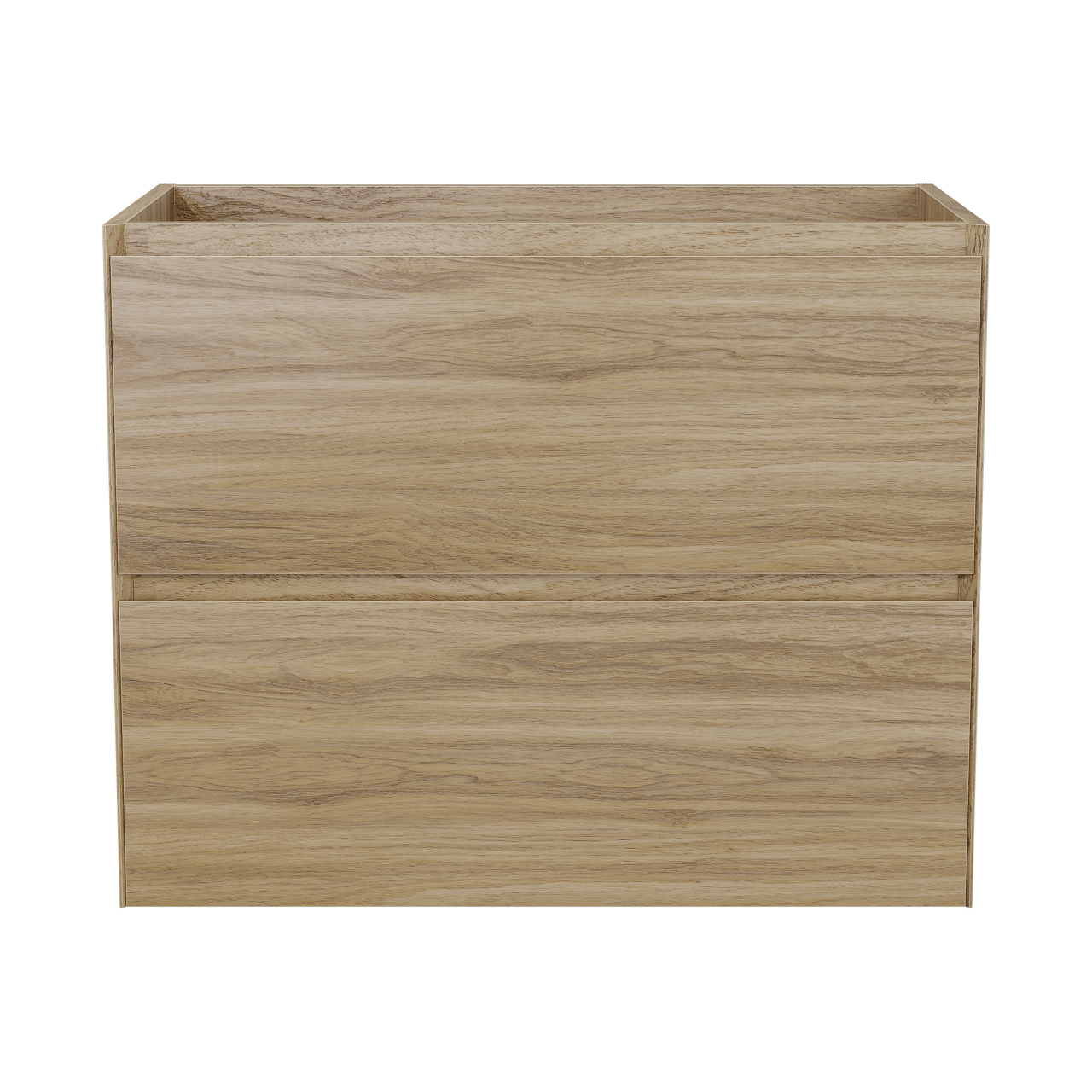 Balmani Mitra Compact meuble sous-vasque suspendu 80 x 46 cm chêne sauvage 2 tiroirs