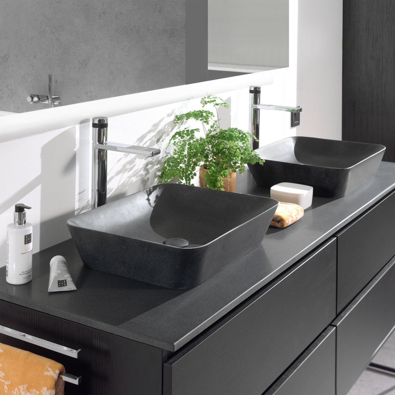 Blaufoss Sonic robinet de lavabo réhaussé chrome brillant