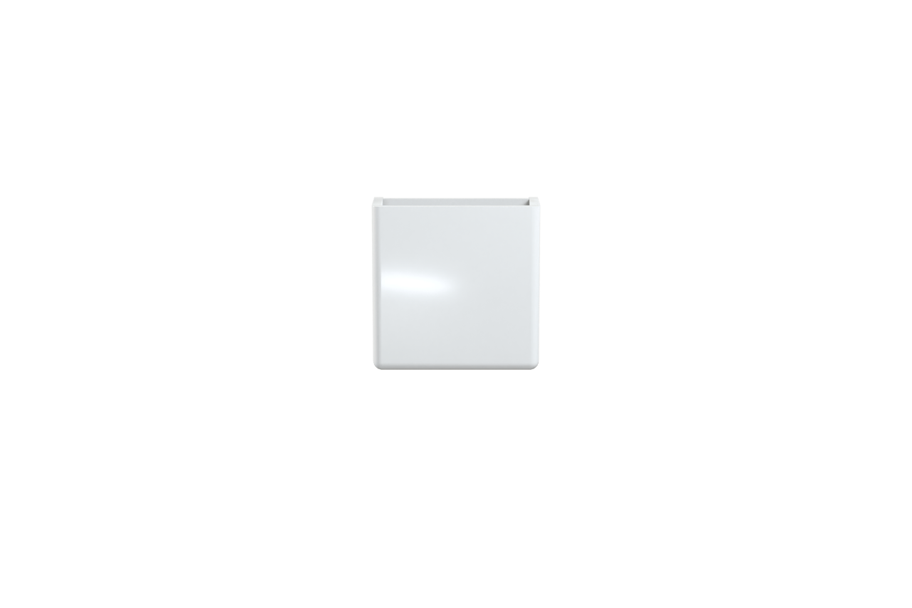 Storke Curvado zwevende fonteinkast 45 x 18 cm hoogglans wit