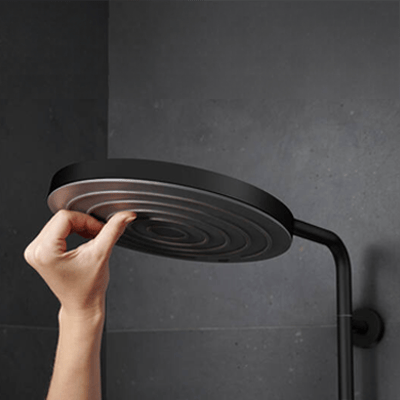 Hansgrohe Pulsify S260 Puro thermostatische kraan regendoucheset mat zwart