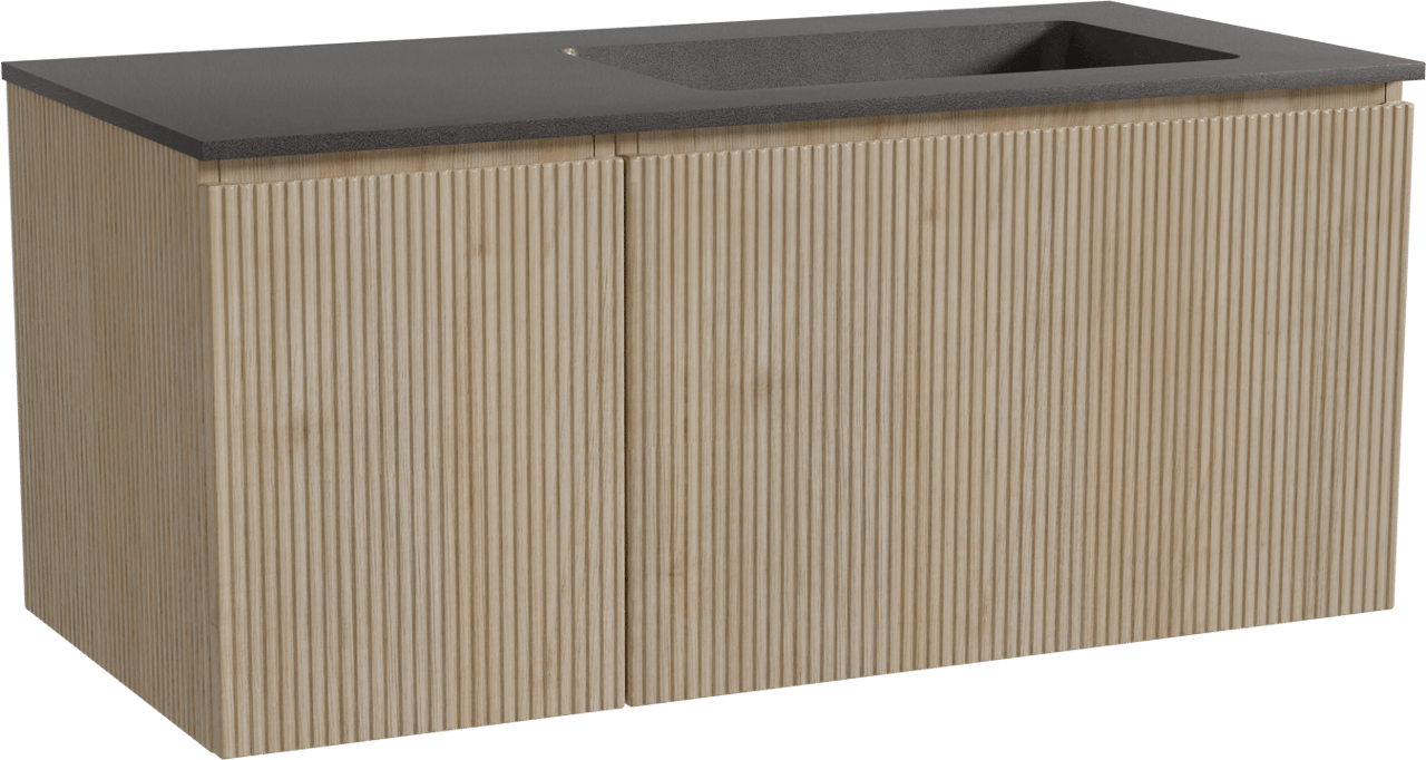 Storke Ribs Badmöbel mit Scuro Waschtisch