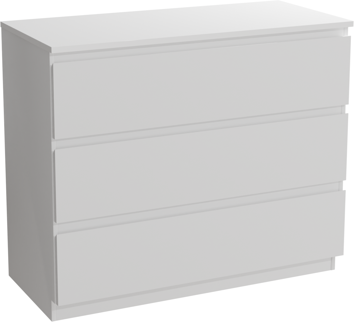 Linie Lado freistehendes Möbelstück Set: 100 x 46 cm, Weiß matt, mit Lado Einzel- oder Doppel Waschtischplatte, Marmorkomposit Weiß glänzend