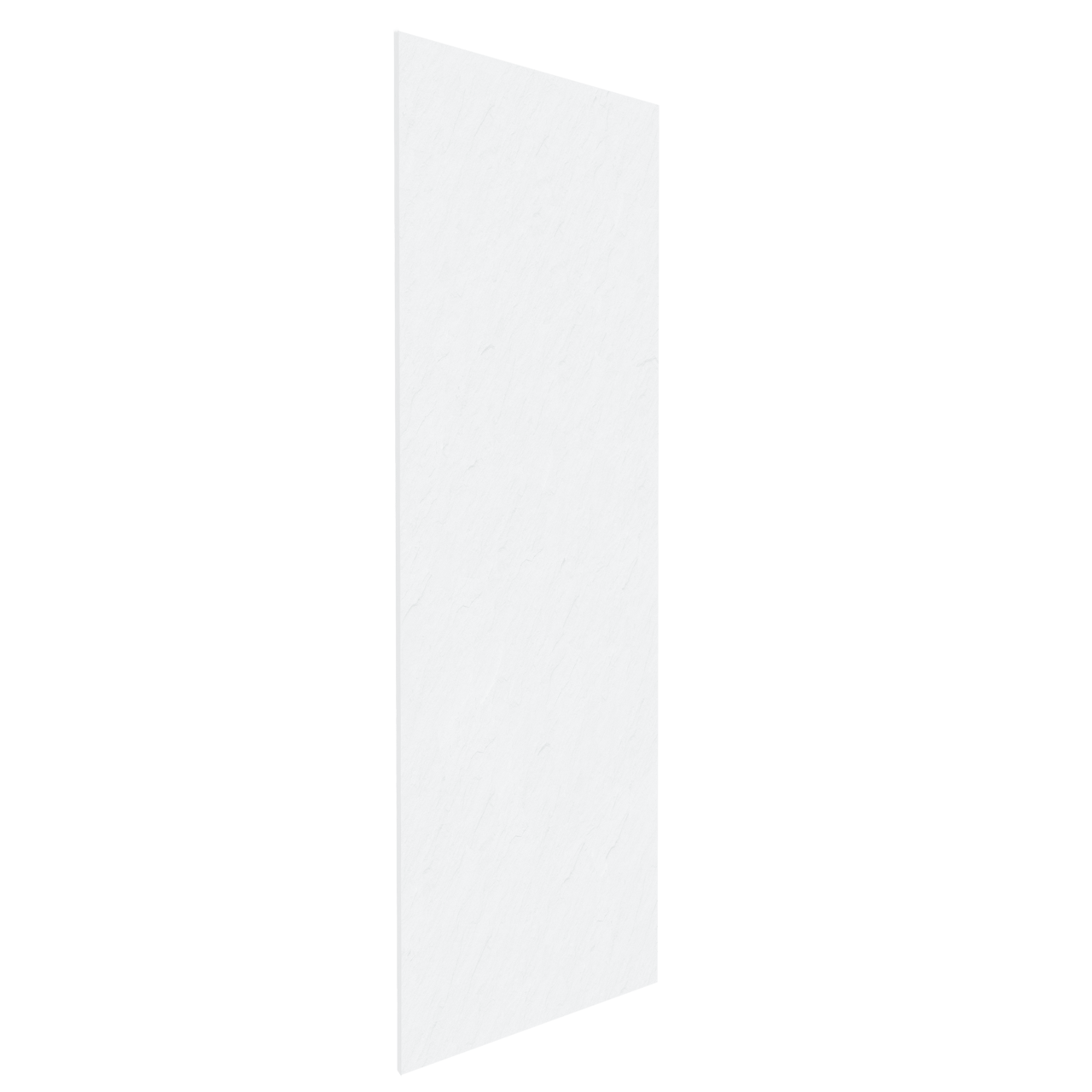 Balmani Zeno panneaux muraux de douche 80 x 80 x 220 cm marbre composite blanc mat texture ardoise