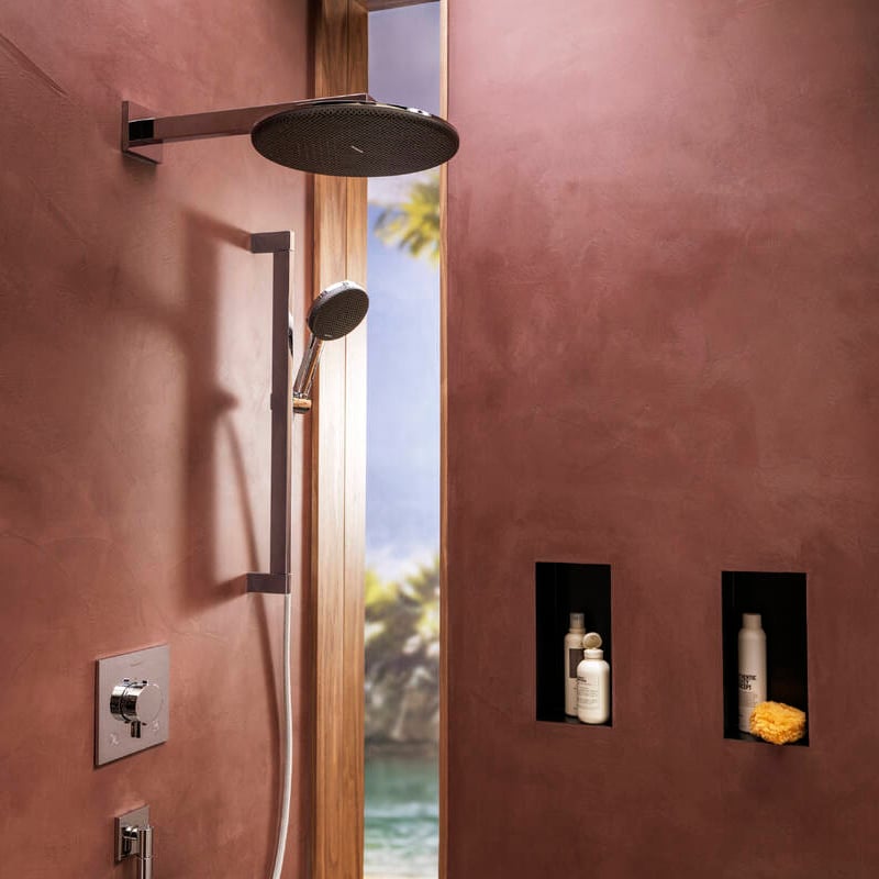 Hansgrohe Raindance Alive S Regendusche Duschkopf Rund, 1 Jet, Ø 30 cm, Chrom Glänzend