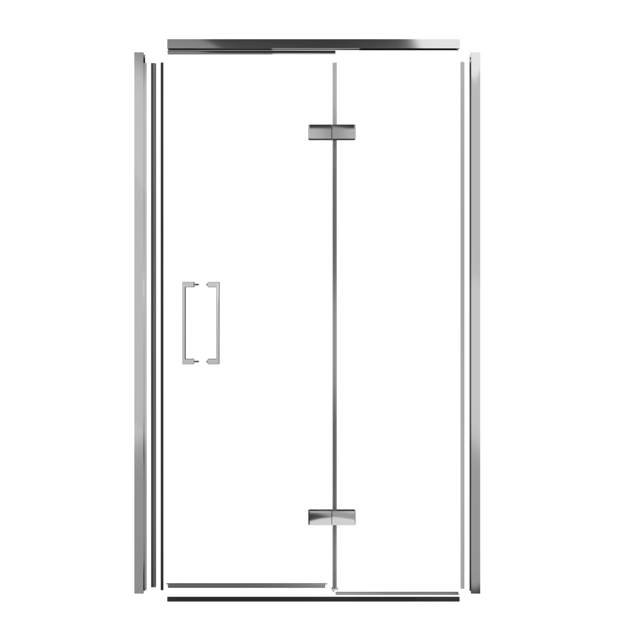 206803 Balmani Senses Design 120 cm rechts draaideur profielenset glanzend ...