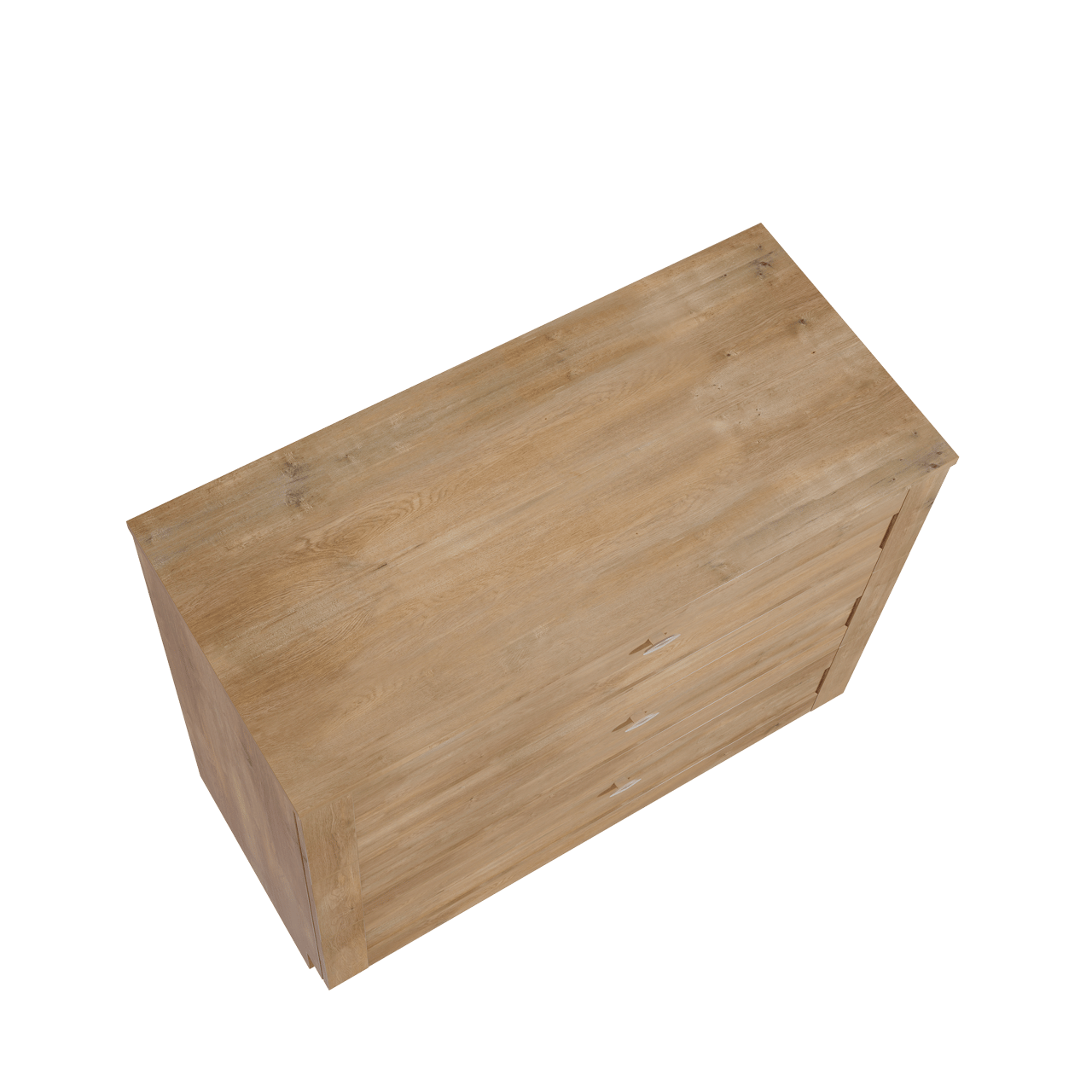 Linie Classo freistehendes Möbelstück Set: 100 x 46 cm, Naturbelassene Eiche, mit Lado Einzel- oder Doppel Waschtischplatte, Melamin Naturbelassene Eiche