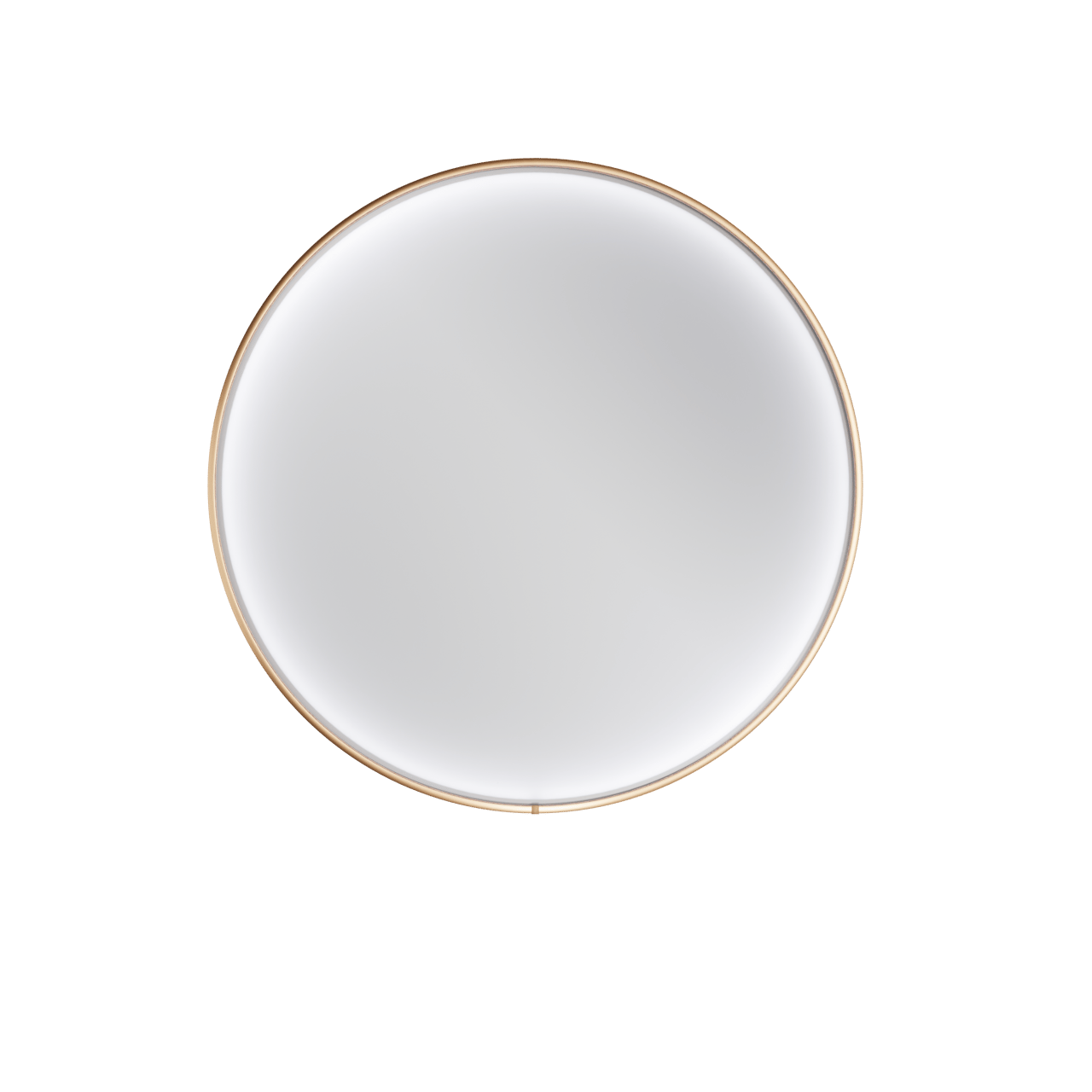 Balmani Secret miroir rond Brushed RoseGold lumineux et anti-buée Ø 80 cm