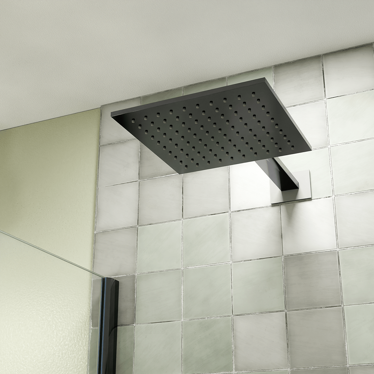 Blaufoss Raindream vierkante regendouchekop 25 x 25 cm Glanzend Chroom