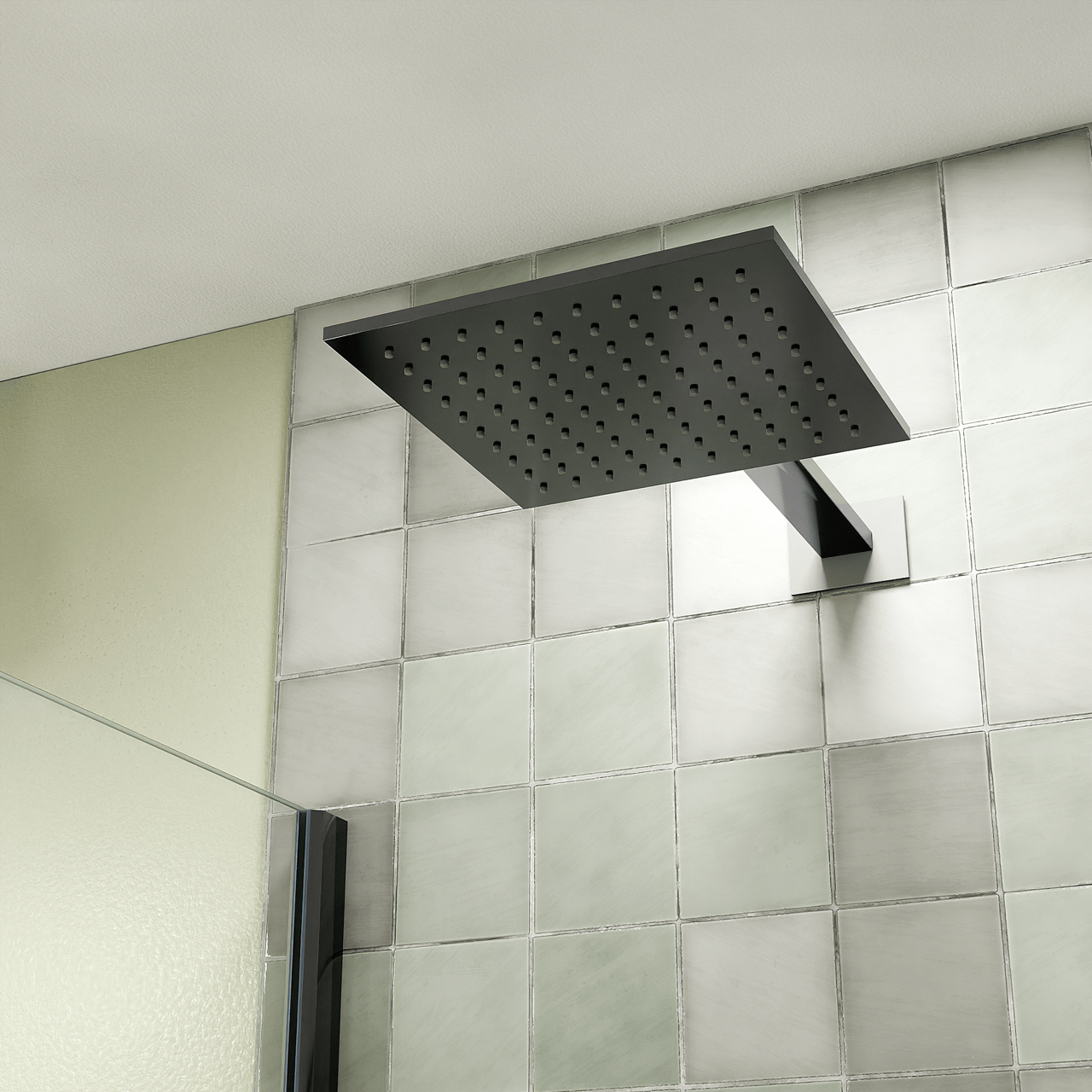 Blaufoss Raindream tête de douche carrée 25 x 25 cm Chrome Brillant