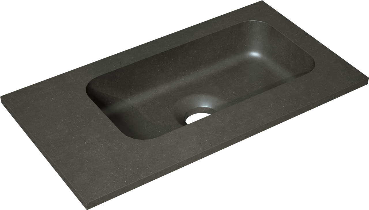 Storke Edge meuble wc suspendu 40 x 22 cm blanc mat avec Fina lavabo en quartz mat