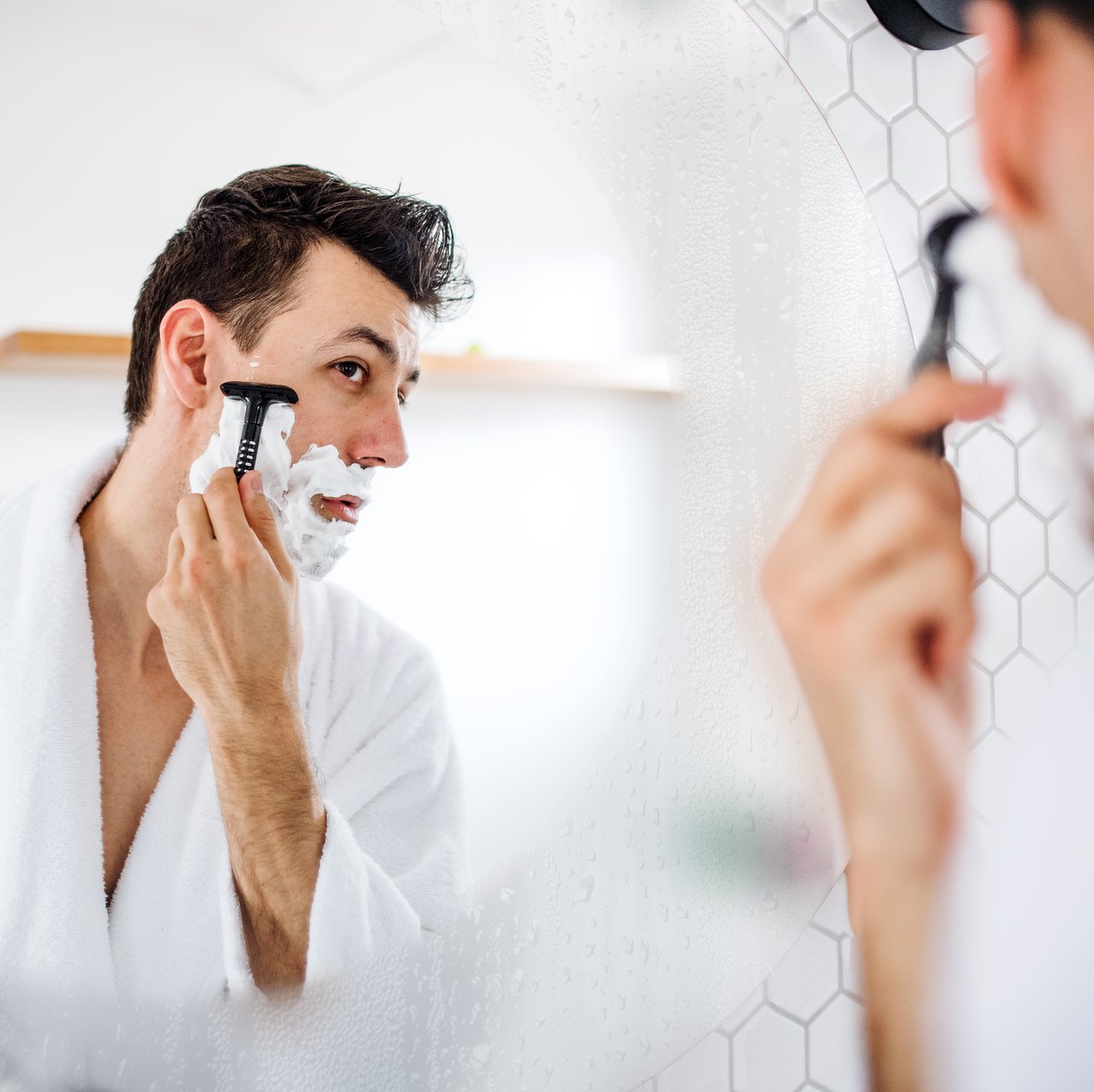 Balmani Scirocco rond badkamerspiegel Ø 110 cm met spiegelverlichting en anti-damp