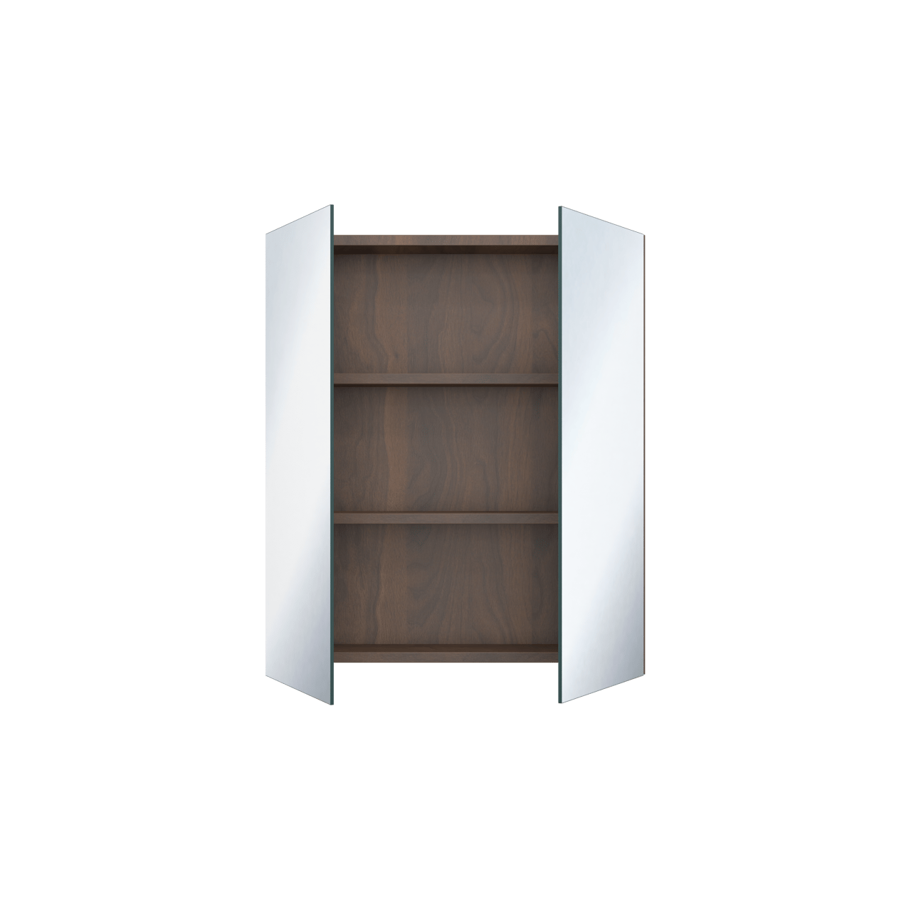 Storke Reflecta spiegelkast 65 x 75 cm notelaar