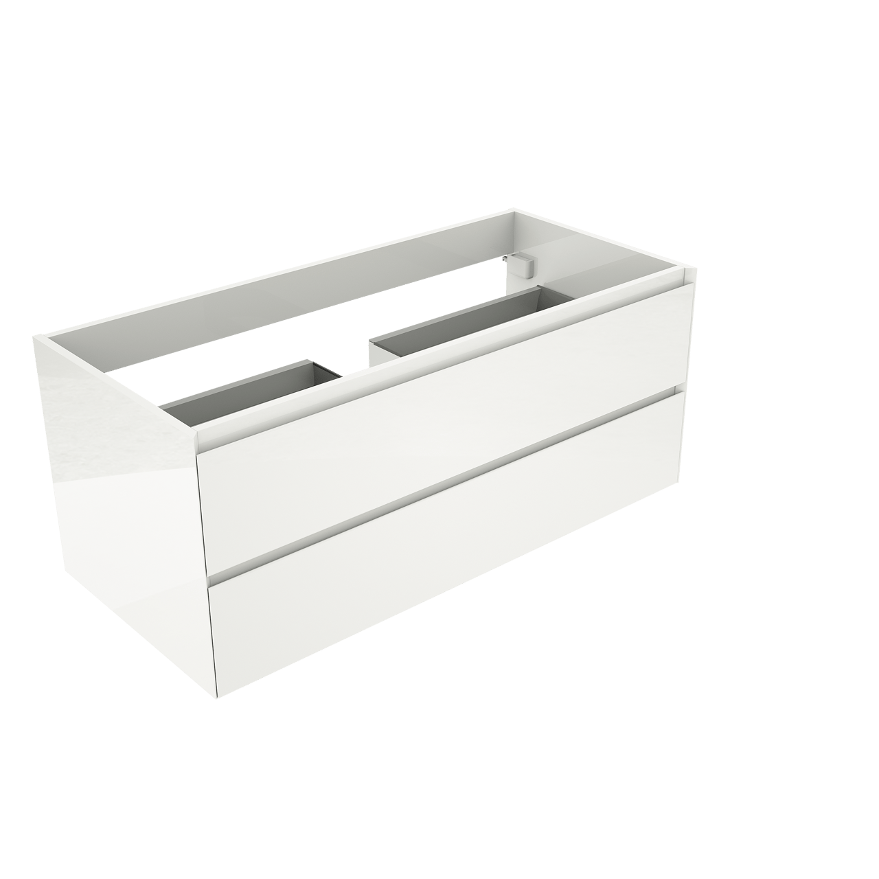 Balmani Mitra basin cabinet 120cm shiny white