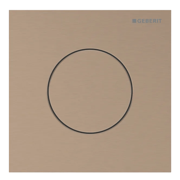 Geberit Type 40 duwplaat brushed rood goud voor inbouwelement voor urinoir