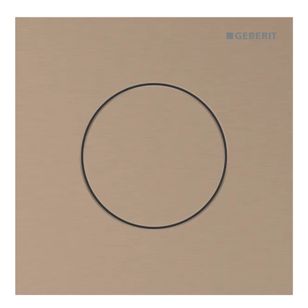 Geberit Type 40 plaque de commande or rouge brossé pour urinoir bâti-support