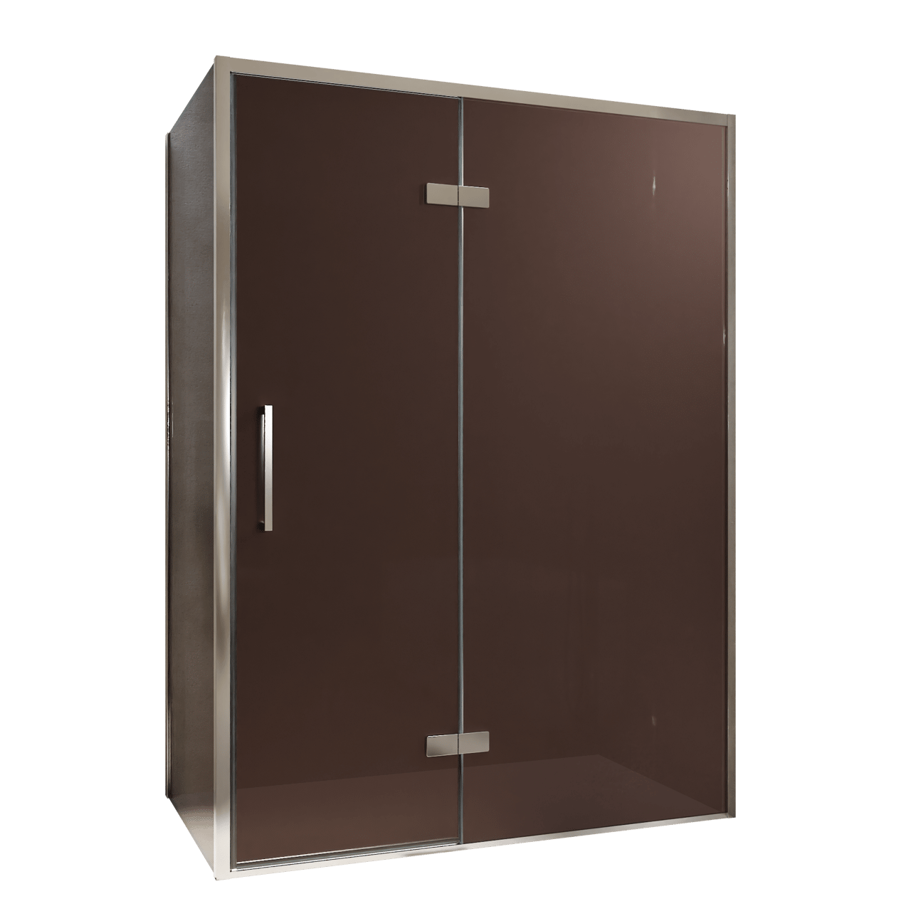 Balmani Senses Design douche d'angle avec porte pivotante