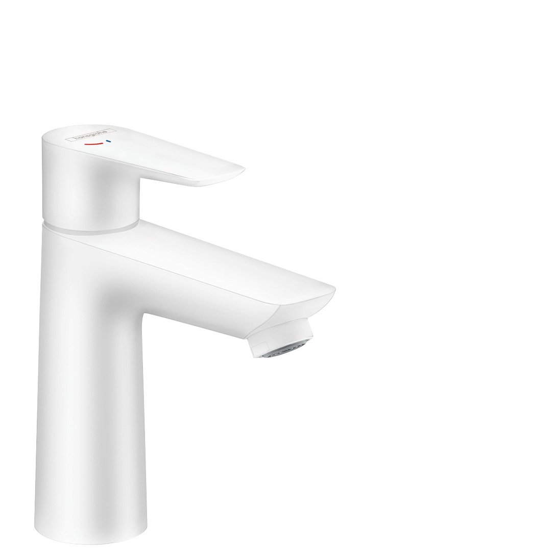 Hansgrohe Talis E 110 Coolstart wastafelkraan mat wit