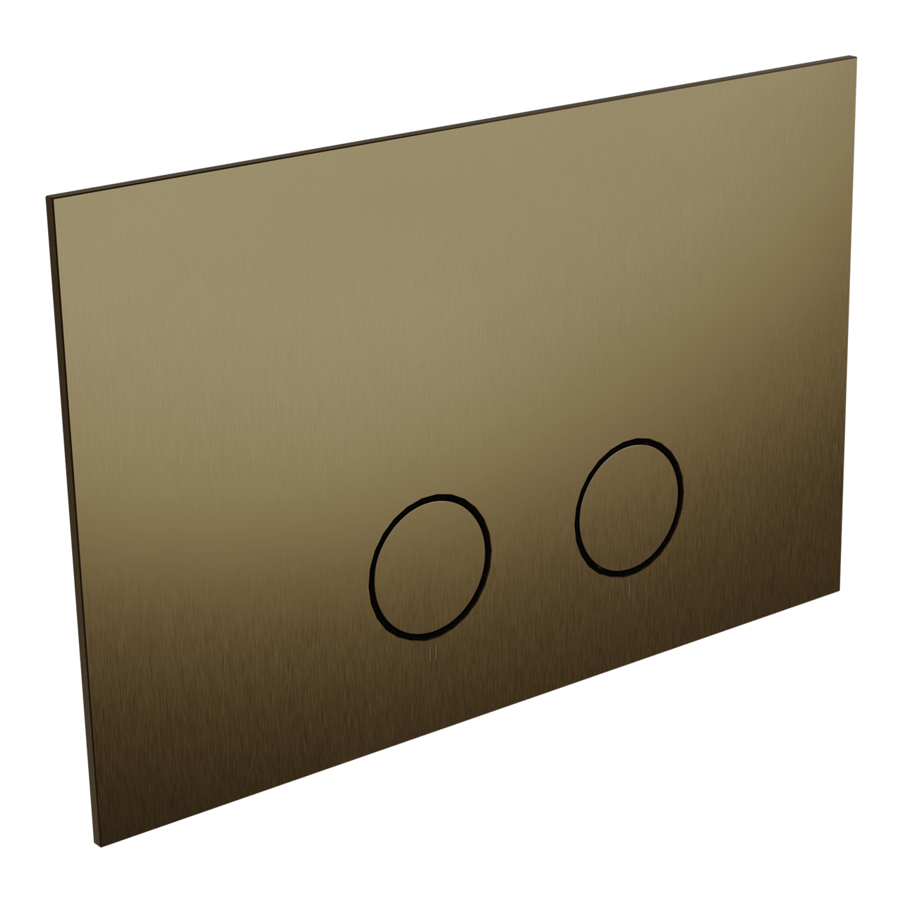 Perola bedieningspaneel Brushed Champagne Gold voor UP320 of UP720 inbouwreservoir