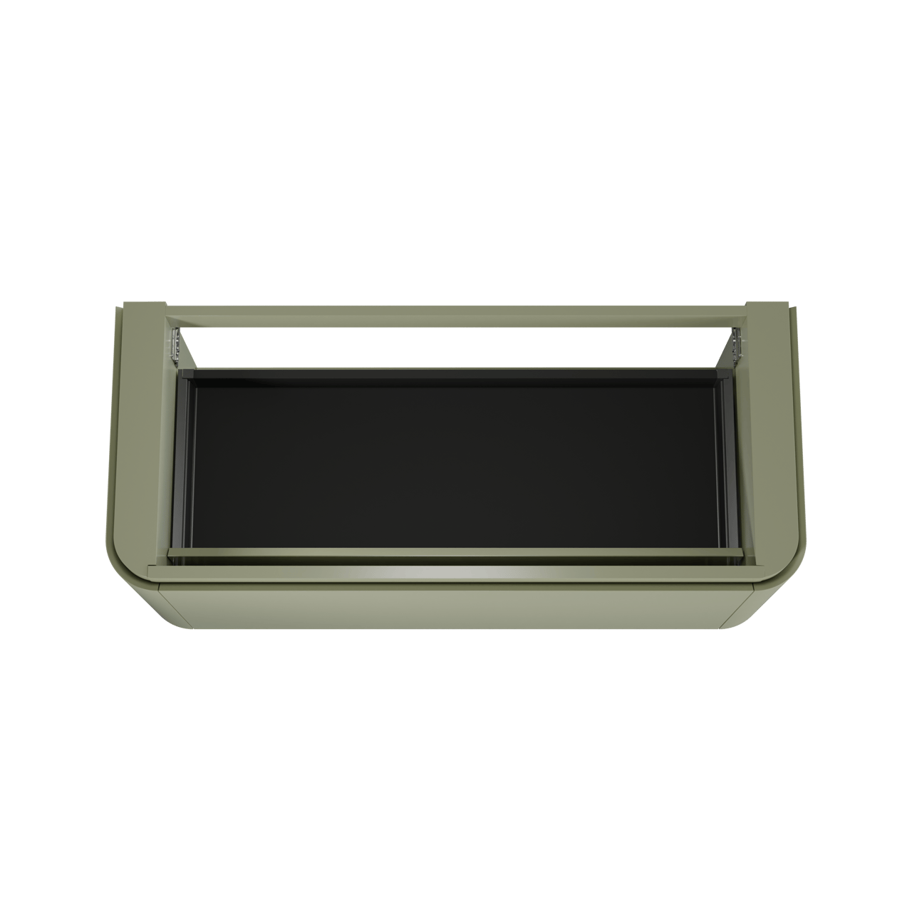 Balmani Moon meuble sous-lavabo suspendu 130 x 55 cm vert sauge 2 tiroirs