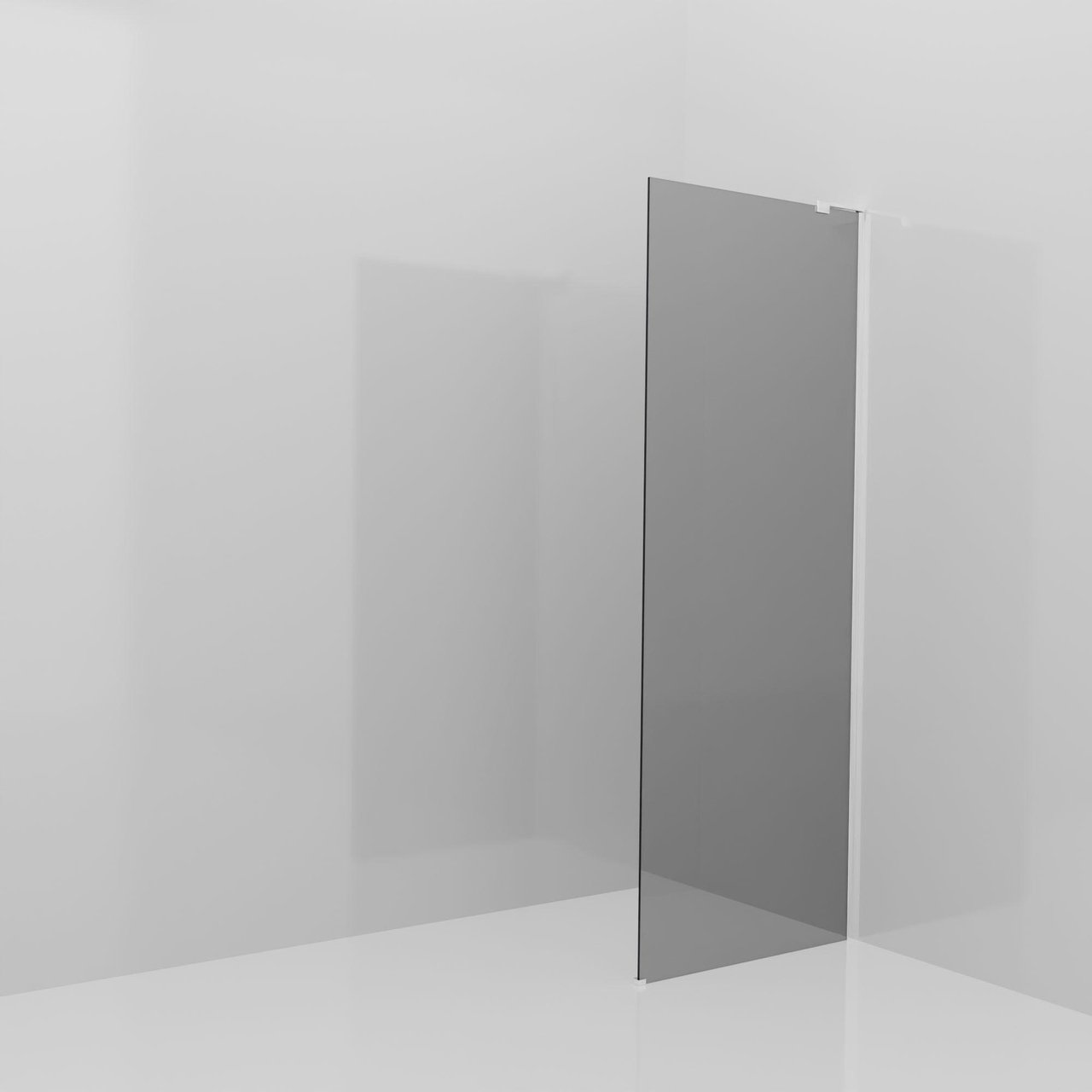 Balmani Modular douche à l'italienne: 80 x 200 cm, Miroir Reflex, avec coating, Profil Chrome brillant avec L-Shape