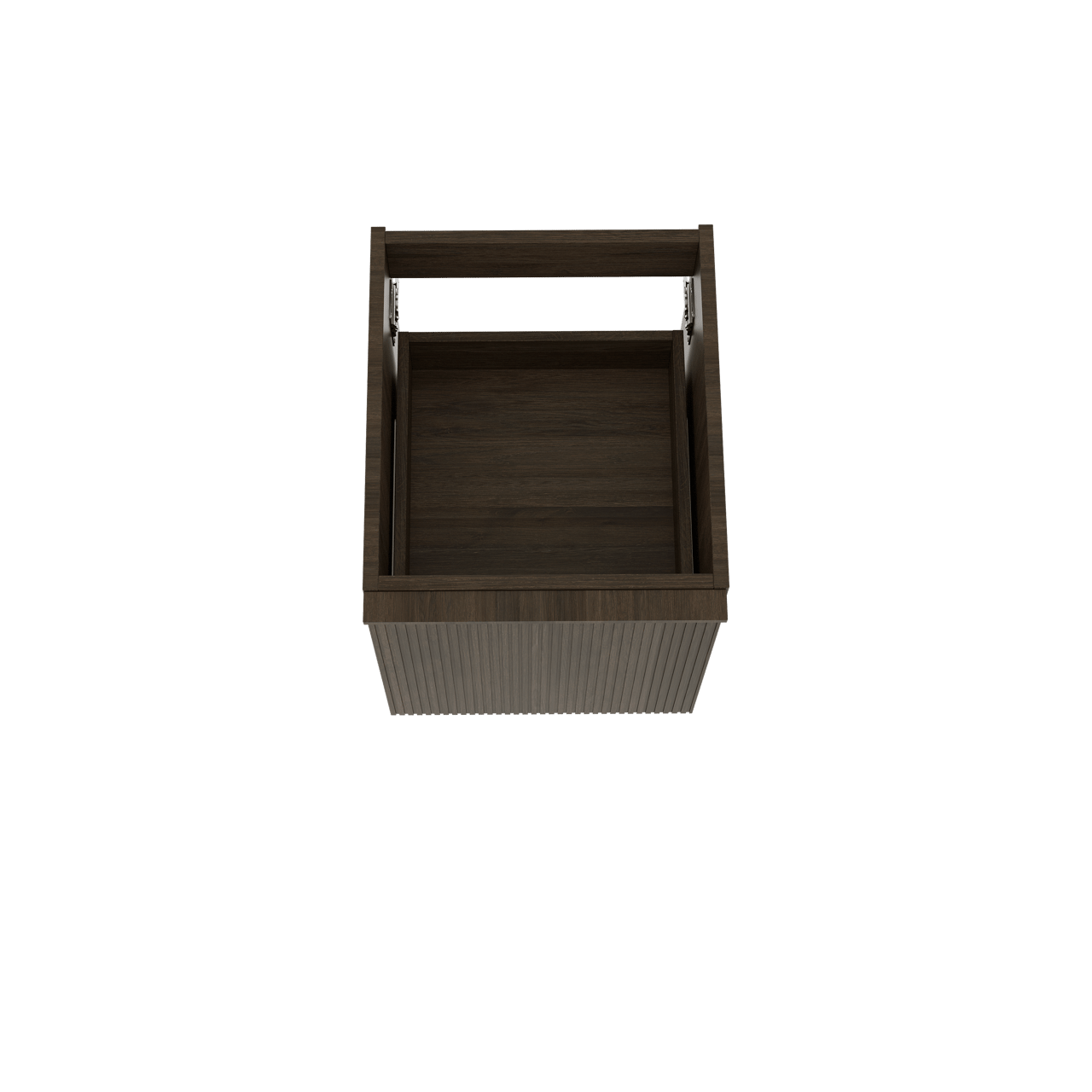 Balmani Forma meuble sous-lavabo suspendu 45 x 55 cm chêne fumé 2 tiroirs