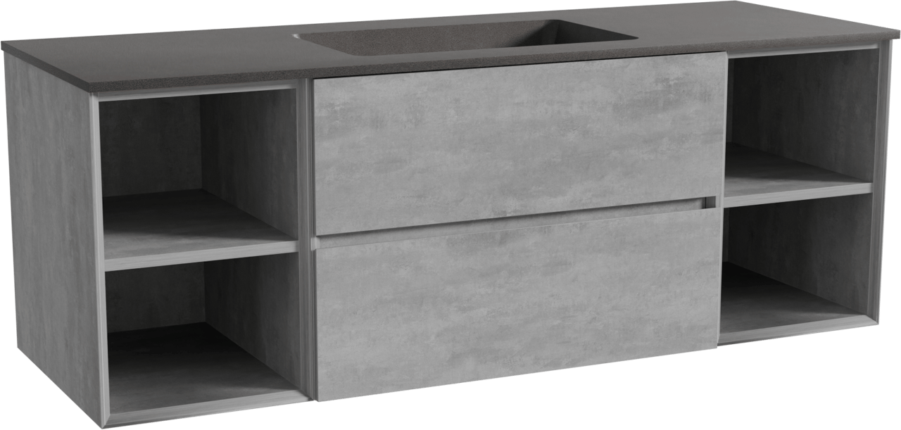 Storke Edge badkamermeubel met Scuro wastafel