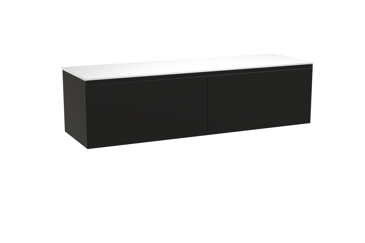 Balmani Idra meuble salle de bains avec tablette pour vasques Stretto