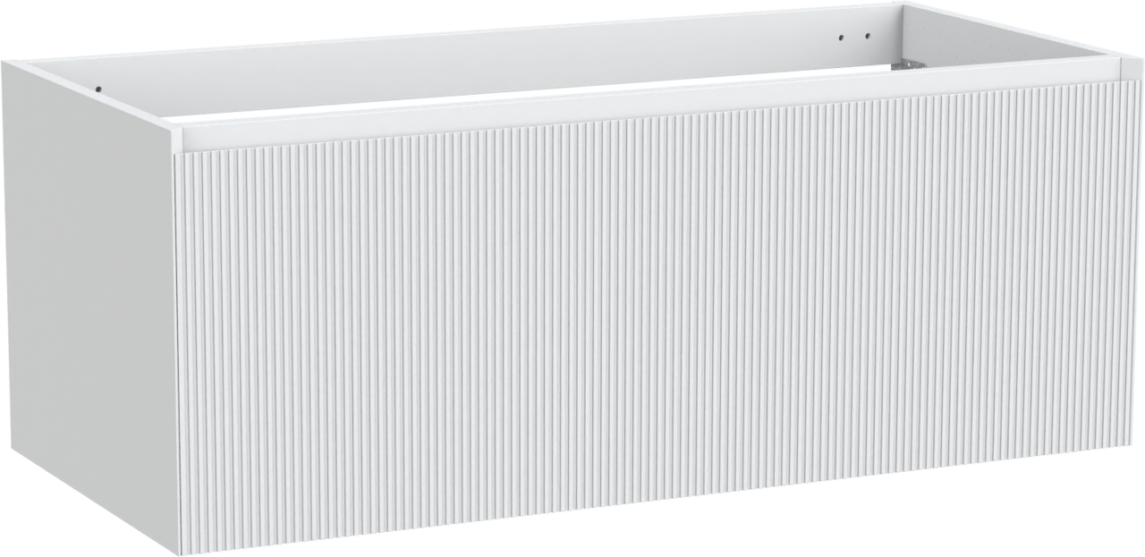 Balmani Fila zwevende wastafelonderkast 120 x 55 cm mat wit 2 lades