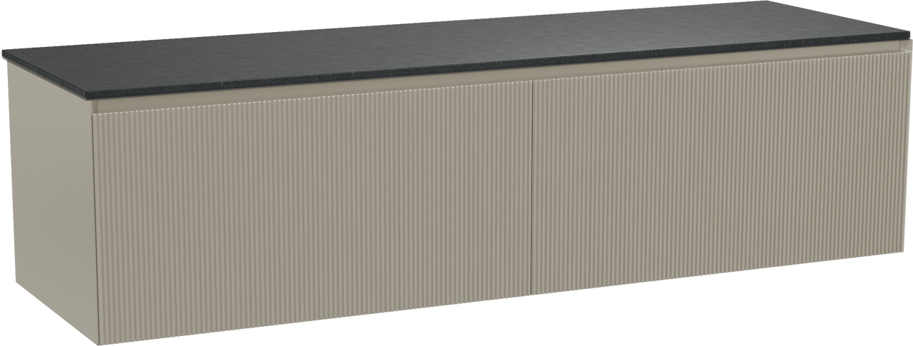 Balmani Fila badkamermeubel met Stretto wastafelblad voor waskom(men)