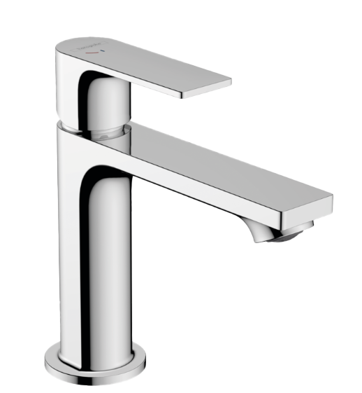 Hansgrohe Rebris 110 Niedrige Waschtischarmatur Chrom glänzend
