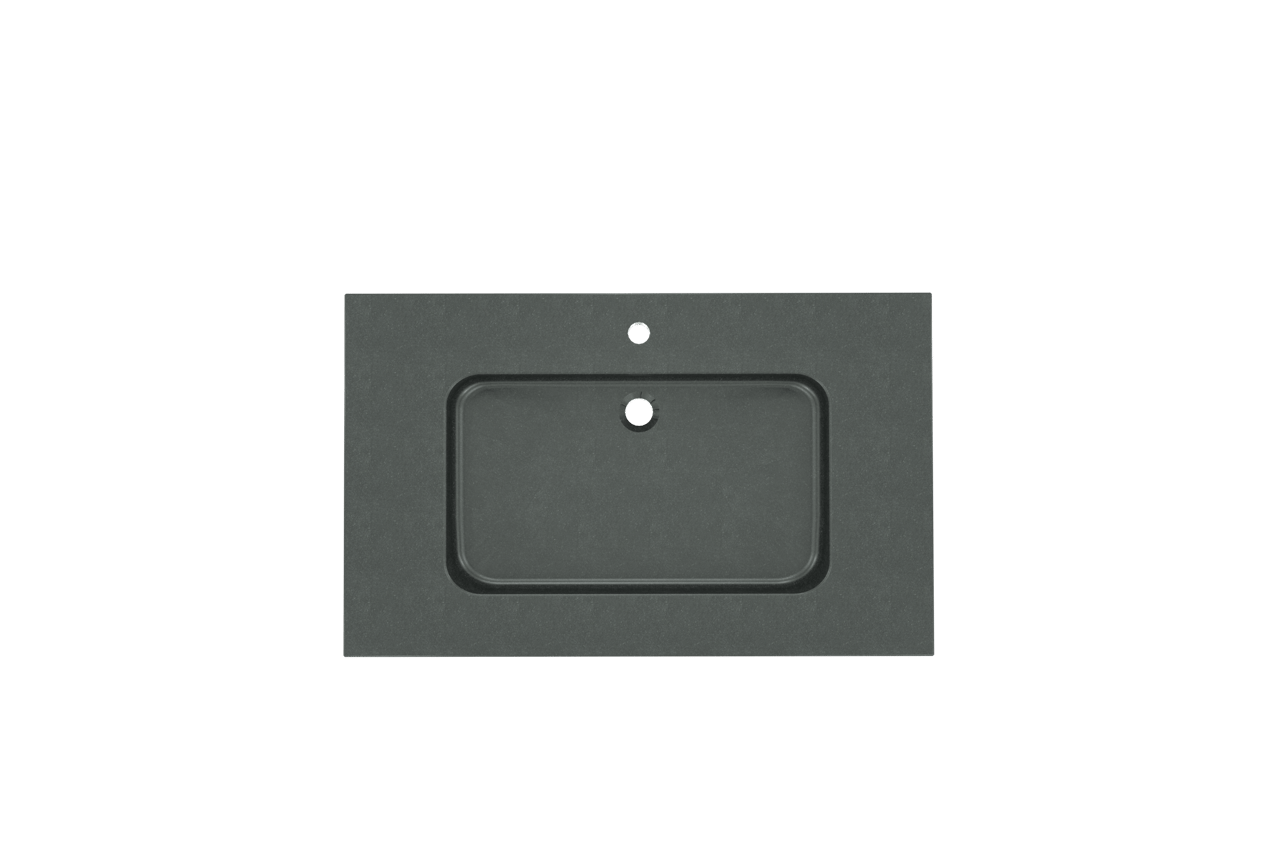 Balmani Napoli vasque simple granite aiguisé 90 x 55 cm