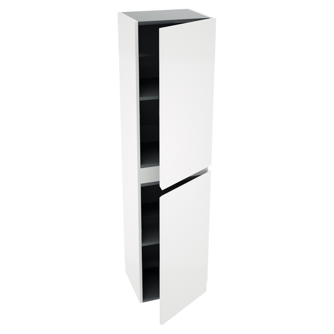 Linie Lado hängender Hochschrank zur Selbstmontage weiß matt 35 x 30 x 140 cm