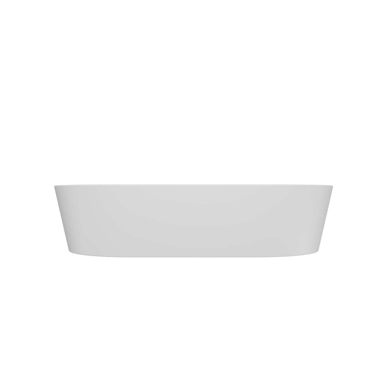 Storke Cona vasque à poser mat Solid Surface ovale 52 x 32 cm