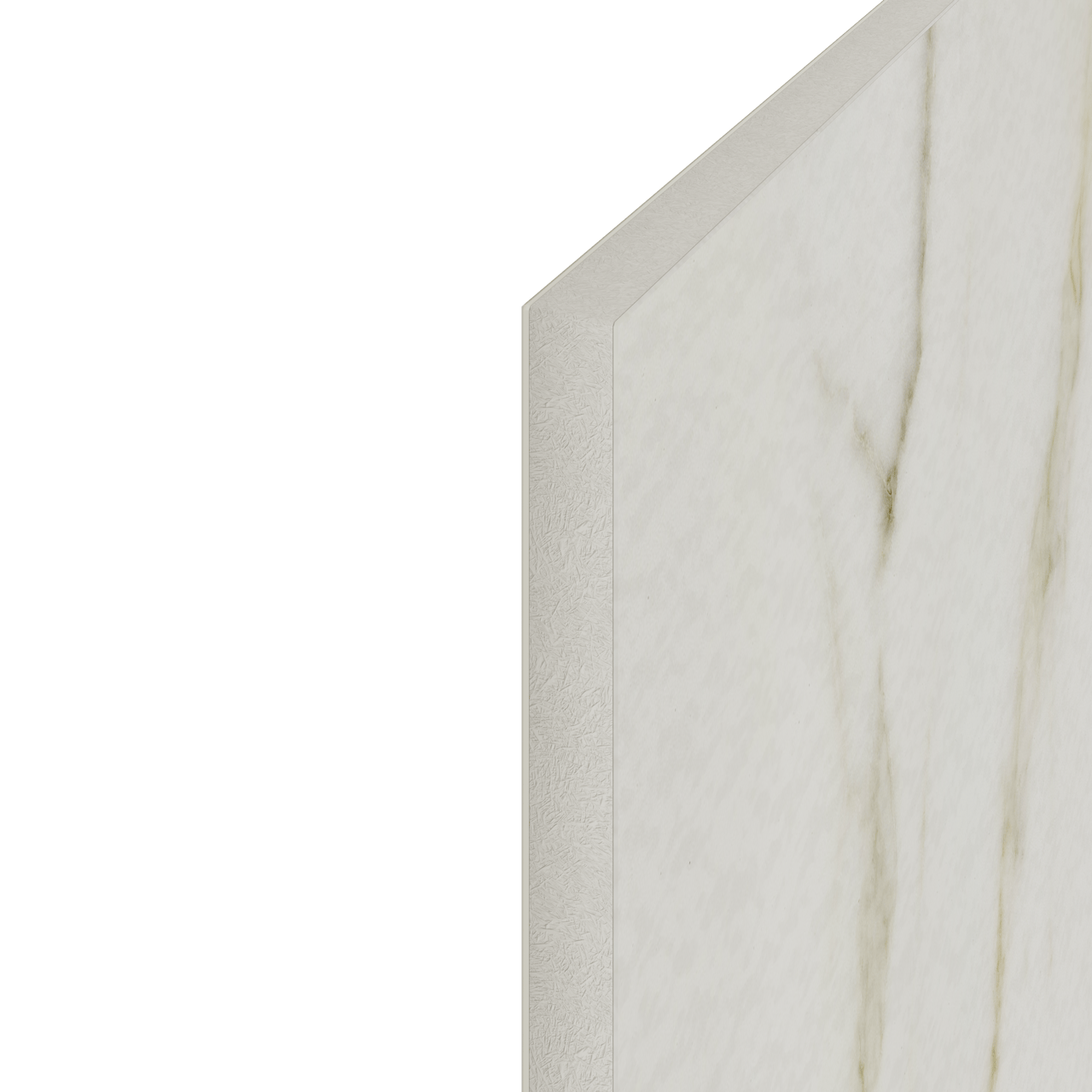 Balmani Impress revêtement mural de douche 90 x 240 cm composite aspect marbre blanc structure rock