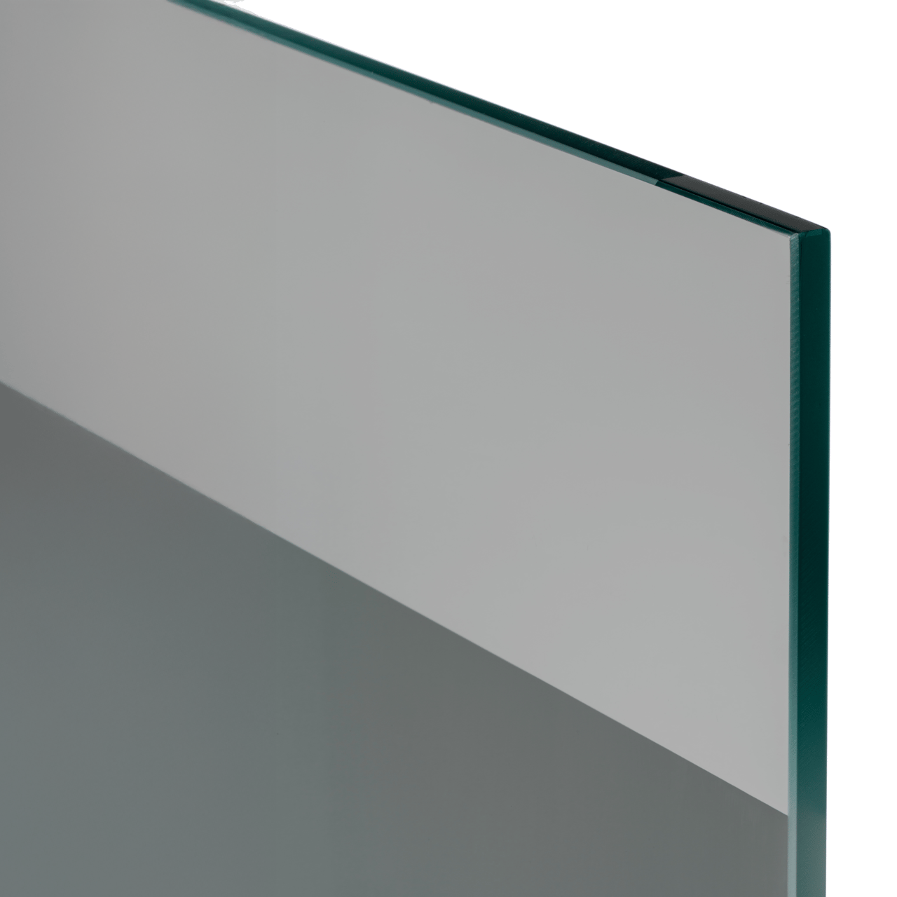 Balmani Modular paroi de douche verre fumé avec bande matte 33 x 200 cm