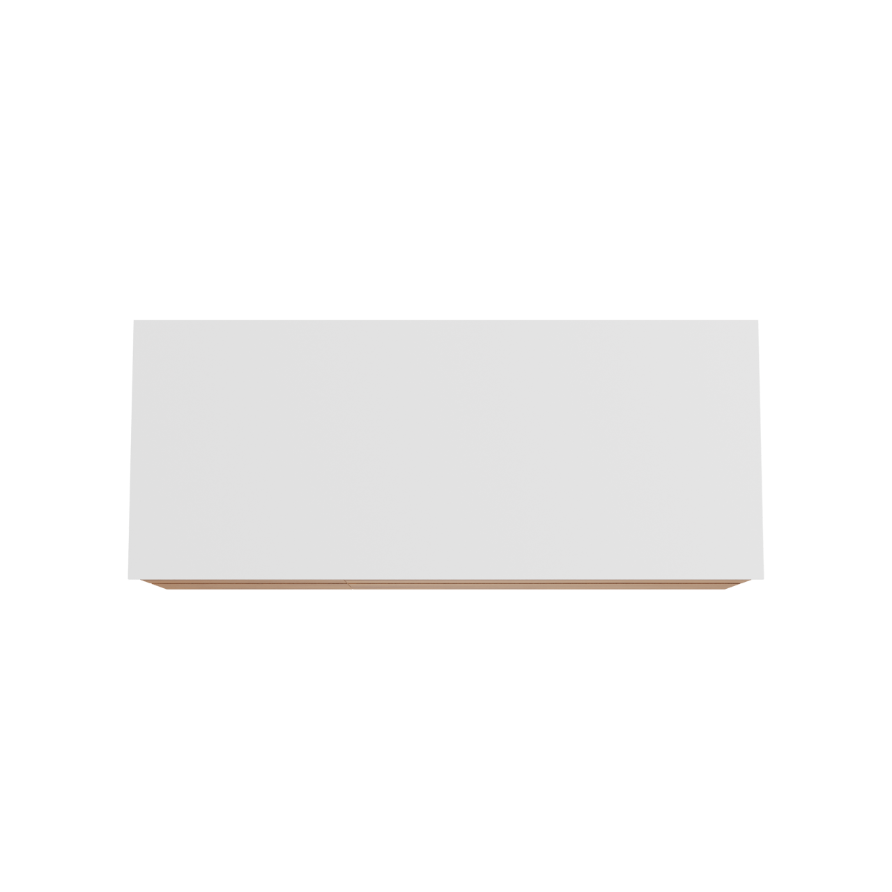 Balmani Mitra meuble salle de bains suspendu 135 x 55 cm teck avec Stretto tablette simple ou double en solid surface blanc mat