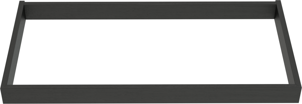 Balmani Lucida socle pour meuble sous-lavabo chêne noir 90 x 55 cm