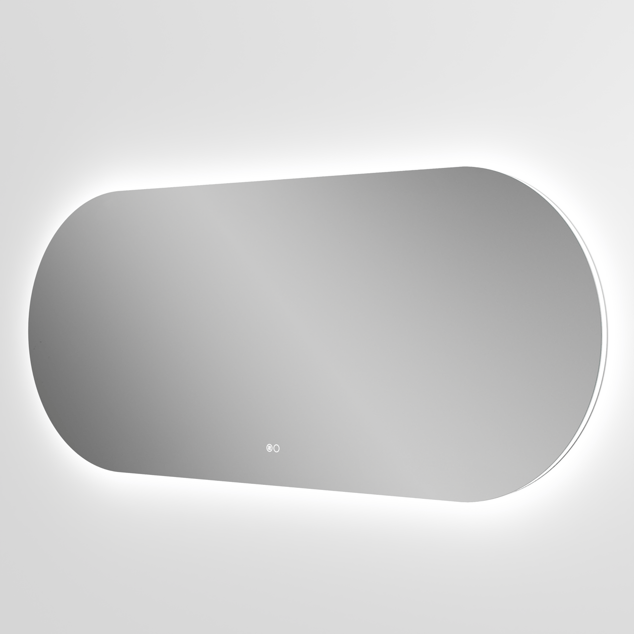 Balmani Cloud Touch ovaal badkamerspiegel 160 x 65 cm met spiegelverlichting en anti-damp