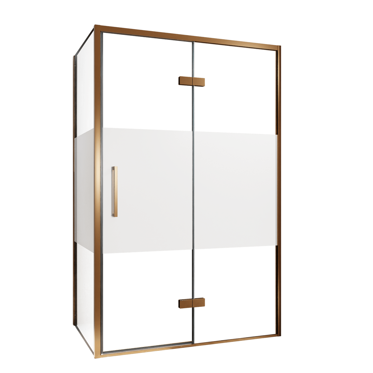 Balmani Senses Design Eckdusche mit Drehtür