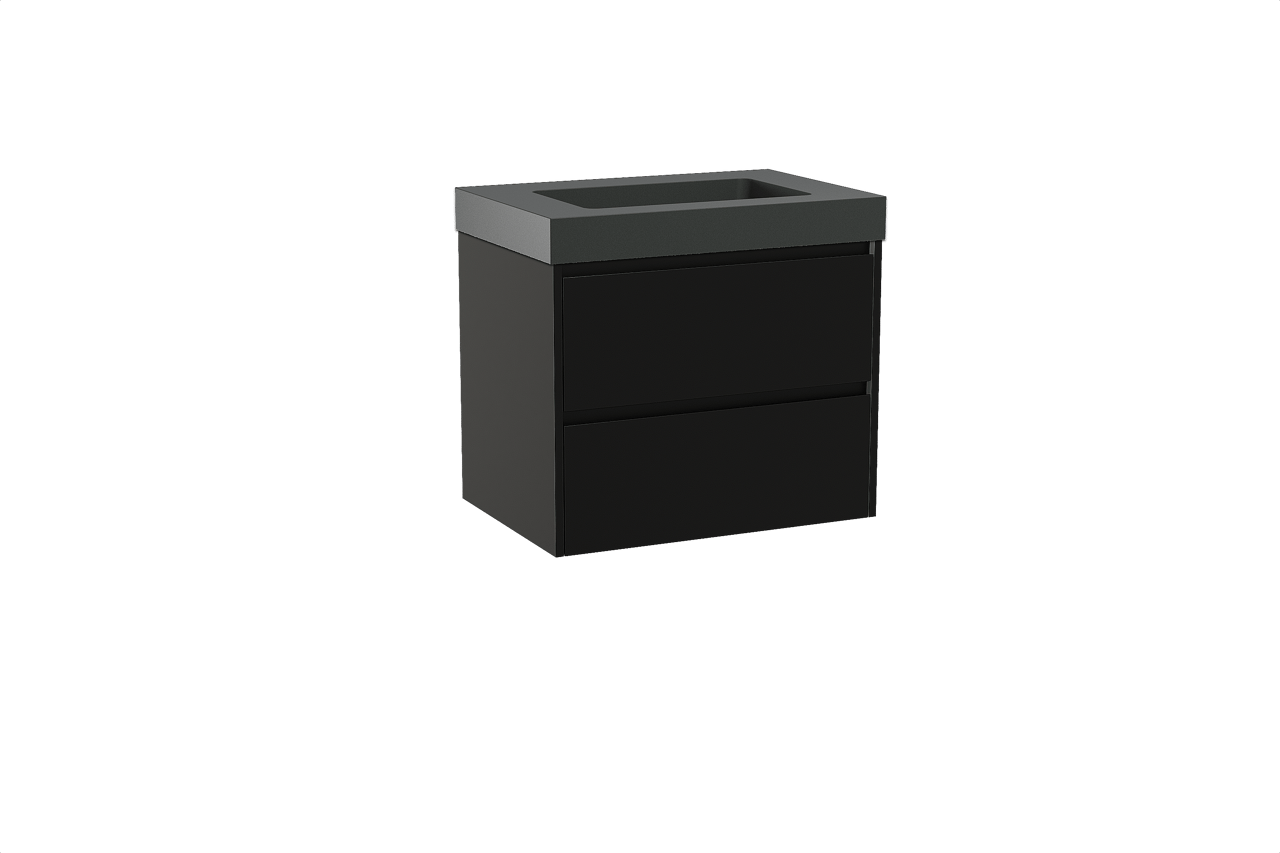 Storke Seda Badmöbel Set mit Scuro High Waschtisch