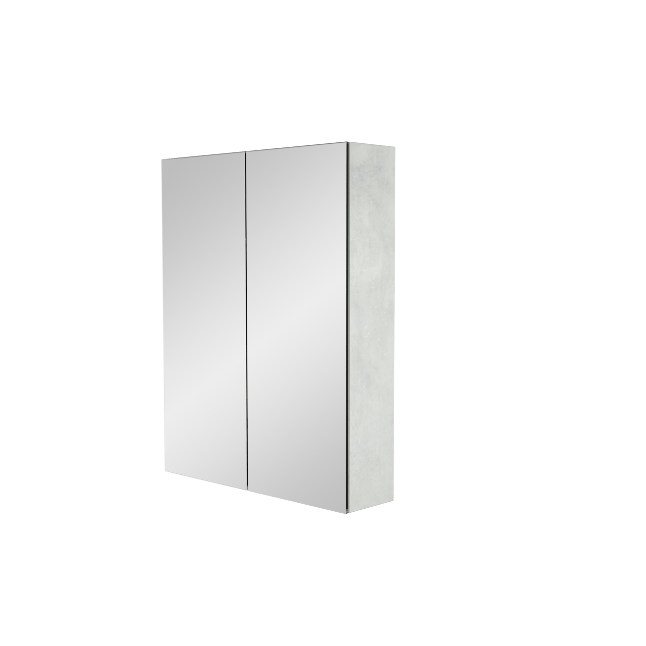 Storke Reflecta spiegelkast 60 x 75 cm beton zilvergrijs