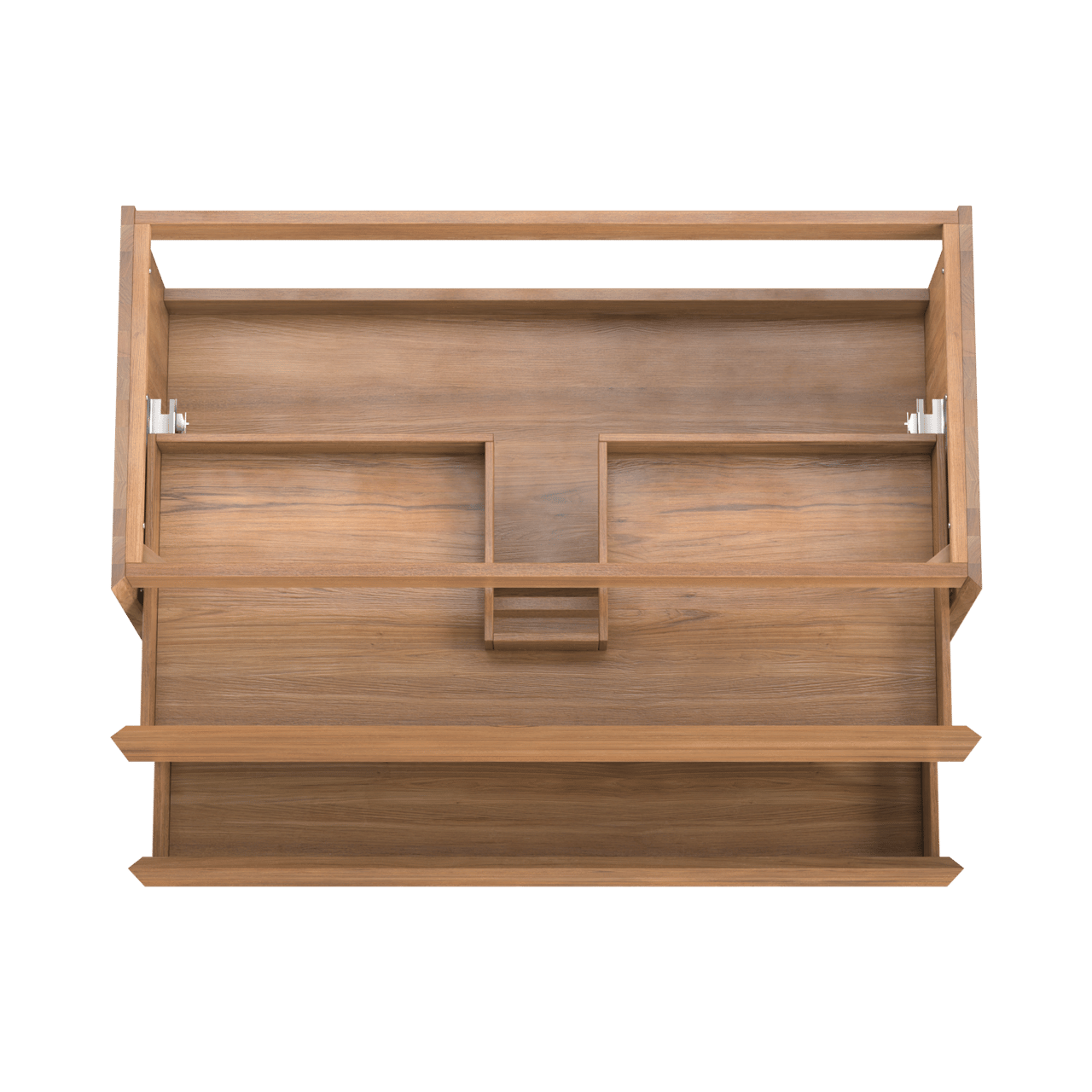 Balmani Mitra zwevende wastafelonderkast 120 x 55 cm teak 2 lades