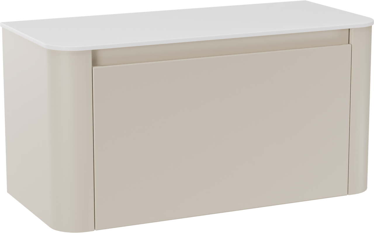 Storke Soft badkamermeubel met Tavola Soft tablet voor waskom(men)