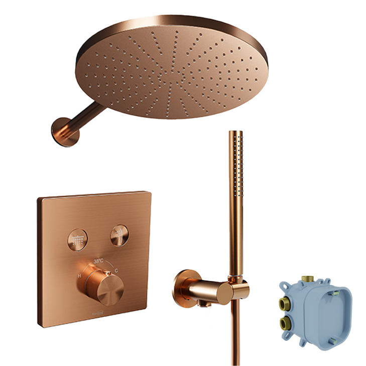 Blaufoss Smartbox Switch-line Unterputz-Duschsystem, Einbauelement inklusive